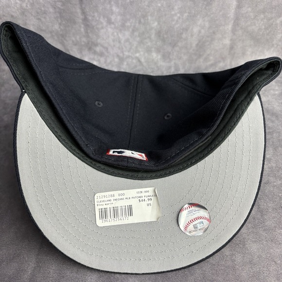 Cleveland Guardians New Era 59Fifty‎ Hat Fitted 8 Black World Series 1995 NEW - Picture 4 of 7